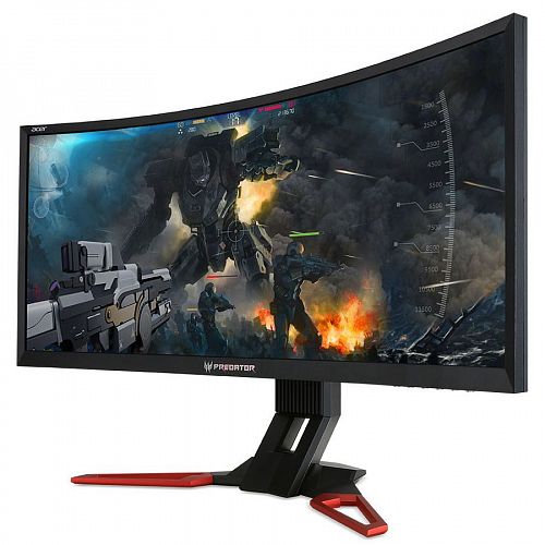 Монитор Acer UM.CZ1EE.P01 35 Acer Predator Z35P Black/Red (VA, LED, Wide, 3440x1440, 4ms, 178°/178°, 300 cd/m, 100,000,000:1, +DP, +НDMI, +MM, +USB, )