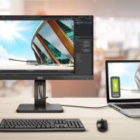 Монитор AOC 27P2C 27 27P2C Black с поворотом экрана (IPS, 1920x1080, 75Hz, 4 ms, 178°/178°, 250 cd/m, 50M:1, +HDMI, +DisplayPort 1.2, +4xUSB 3.2, +USB-Type C, +MM)