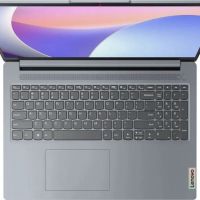 Ноутбук Lenovo IdeaPad Slim 3 15IRU8 Core i3 1305U 8Gb SSD256Gb Intel UHD Graphics 15.6 TN FHD (1920x1080) noOS grey WiFi BT Cam (82X7004BPS)