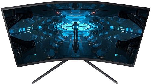 Монитор Samsung LC32G75TQSIXCI 31,5, черный A QLED изогнутый GAMING-монитор Odyssey G7 2560x1440 1ms 2500:1 600cd 178/178 HDMI 2*DP USB-hub 240Hz G-Sync HDR600 HAS Pivot Black
