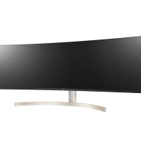 Монитор LG 49WL95C-W 49 49WL95C-W LED изогнутый 5120x1440, 5ms, 350cd/m2, 1200:1 (Mega DCR), 178°/178°, 2*HDMI, USB-hub, DP, колонки 20Wx2, HAS, Pivot, Tilt, VESA, Silver-White