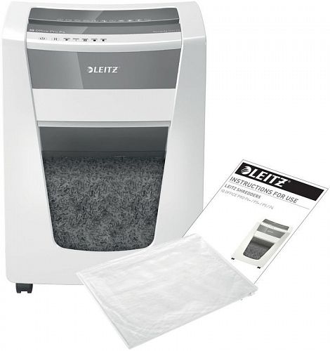 Leitz 80060000 Шредер Leitz IQ Office Pro (секр.P-4)/фрагменты/20лист./30лтр./скрепки/скобы