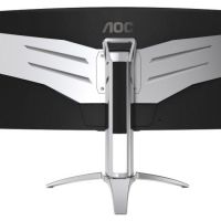 Монитор AOC AG352UCG 35 AOC AGON AG352UCG Silver-Black с поворотом экрана (MVA, изогнутый, 3440x1440, 100Hz, 4 ms, 178°/178°, 300 cd/m, 2000:1, +HDMI, +DisplayPort, +2xUSB, +MM, NVIDIA G-SYNC)