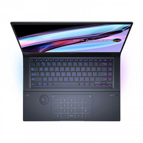 Ноутбук Asus Zenbook Pro 16X OLED UX7602VI-MY073X Core i9 13900H 32Gb SSD2Tb NVIDIA GeForce RTX4070 8Gb 16 OLED Touch 3.2K (3200x2000) Windows 11 Professional black WiFi BT Cam (90NB10K1-M00430)