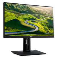 Монитор Acer UM.QB1EE.001 23.8 CB241HYbmdpr Black с поворотом экрана (IPS, LED, Wide, 1920x1080, 75Hz, 4ms, 178°/178°, 250 cd/m, 100,000,000:1, +DVI, +DP, +2xMM)