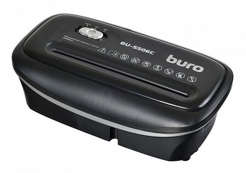 Уничтожитель бумаг BURO Home BU-S506C,  P-4,  4х36 мм [os506c]