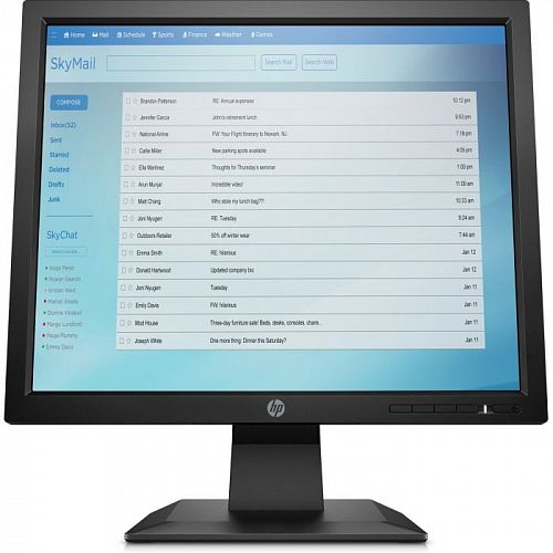 Монитор HP EliteDisplay P174 17,1280x1024,60 Гц,TN,5 мс,1000:1,250 кд/м2,170/160,VGA,(5RD64AA)