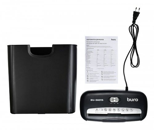 Уничтожитель бумаг BURO Home BU-S601S,  P-1,  6 мм [os601s]