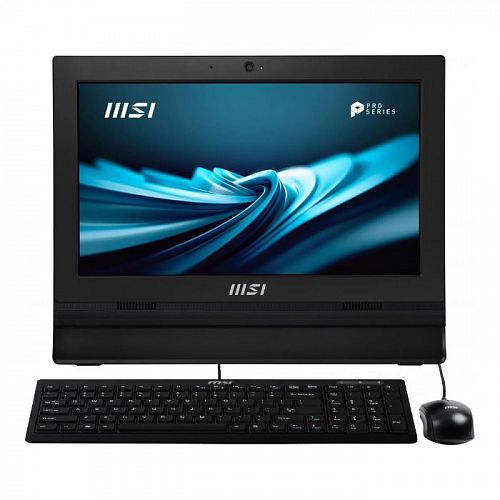 Моноблок MSI Pro AP162T ADL-013RU 15.6 Full HD Touch N100 (0.8) 4Gb SSD128Gb UHDG CR Windows 11 Professional 2xGbitEth WiFi BT 65W клавиатура мышь Cam черный 1920x1080