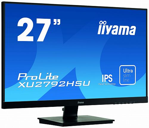 Монитор ЖК IIYAMA ProLite XU2792HSU-B1 черный IPS LED 4ms 16:9 HDMI M/M матовая 1000:1 250cd 178гр/178гр 1920x1080 D-Sub DisplayPort FHD USB 5.1кг