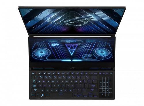 Ноутбук Asus ROG Zephyrus GX650PY-NM085W Ryzen 9 7945HX 32Gb SSD2Tb NVIDIA GeForce RTX4090 16Gb 16 IPS WQXGA (2560x1600) Windows 11 Home black WiFi BT (90NR0BI1-M004X0)
