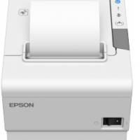 Чековый принтер EPSON TM-T88VI, термальный, белый (C31CE94102)