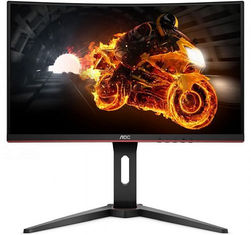 Монитор AOC Gaming C24G1 23.6, черный/красный (C24G1)