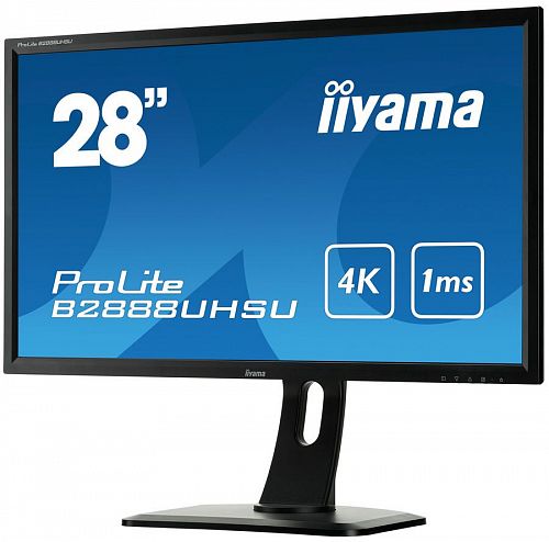 Монитор ЖК IIYAMA ProLite B2875UHSU-B1 28, черный