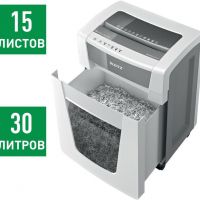 Leitz 80050000 Шредер Leitz IQ Office Pro (секр.P-5)/фрагменты/15лист./30лтр./скрепки/скобы