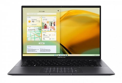 Ноутбук Asus Zenbook 14 UM3402YA-KP688 Ryzen 5 7530U 16Gb SSD512Gb AMD Radeon 14 IPS WQXGA (2560x1600) noOS black WiFi BT Cam Bag (90NB0W95-M016J0)