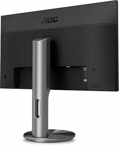 Монитор AOC I2490VXQ 23,8 AOC I2490VXQ 1920x1080 IPS LED 16:9 4ms VGA HDMI DP 20M:1 178/178 250cd HAS Tilt FlickerFree Speakers Silver/Black