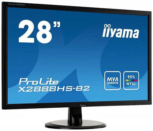 Монитор ЖК IIYAMA ProLite X2888HS-B2 28, черный