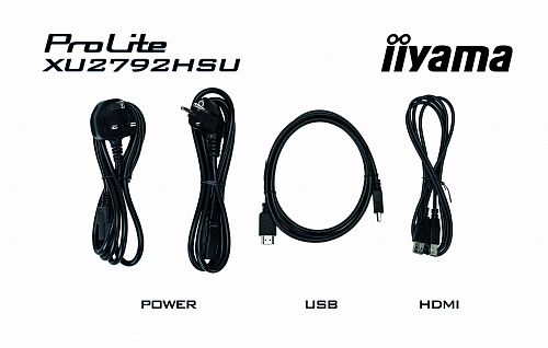 Монитор ЖК IIYAMA ProLite XU2792HSU-B1 черный IPS LED 4ms 16:9 HDMI M/M матовая 1000:1 250cd 178гр/178гр 1920x1080 D-Sub DisplayPort FHD USB 5.1кг