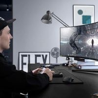 Монитор Samsung C49G95TSSI 27, черный [C49G95TSSI]