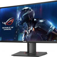 Монитор ASUS 90LM02J0-B01370 24 ASUS ROG PG248Q Black (LED, Wide, 1920x1080, 1ms, 170°/160°, 350 cd/m, 100,000,000:1, +DP, +НDMI, +USB, +Pivot)