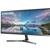 Монитор SAMSUNG S34J550WQI 34, черный [ls34j550wqixci]