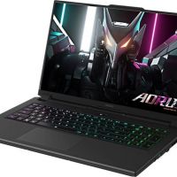 Ноутбук Gigabyte Aorus 7 Core i5 12500H 16Gb SSD512Gb NVIDIA GeForce RTX4050 6Gb 17.3 IPS FHD (1920x1080) Free DOS black WiFi BT Cam (9MF-E2KZ513SD)