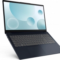 Ноутбук Lenovo IdeaPad 3 15IAU7 15.6(1920x1080 IPS) / Intel Core i5 1235U (1.3Ghz) / 8192Mb / 512SSDGb / noDVD / Int:Intel Iris Xe Graphics / Cam / BT / WiFi / 38WHr / war 1y / 1.65kg / abyss blue / noOS + 65W, RU kbd 82RK003