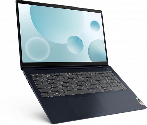 Ноутбук Lenovo IdeaPad 3 15IAU7 15.6(1920x1080 IPS) / Intel Core i5 1235U (1.3Ghz) / 8192Mb / 512SSDGb / noDVD / Int:Intel Iris Xe Graphics / Cam / BT / WiFi / 38WHr / war 1y / 1.65kg / abyss blue / noOS + 65W, RU kbd 82RK003