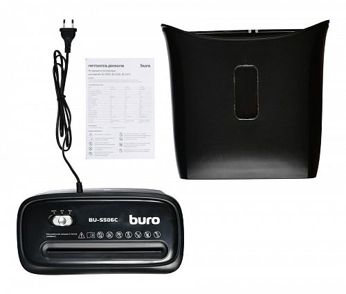 Уничтожитель бумаг BURO Home BU-S506C,  P-4,  4х36 мм [os506c]