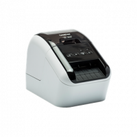 Принтер-этикеток BROTHER QL-800 для печати наклеек,черный-серебристый  (QL800R1)