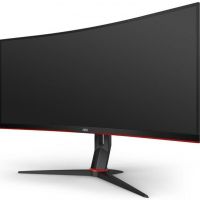 Монитор AOC CU34G2/BK 27 Gaming CU34G2 Curved 1500R 3440x1440@100Hz VA LED 21:9 1ms 2*HDMI DP 4*USB3.0 80M:1 178/178 300cd HAS Tilt Swivel Black-Red