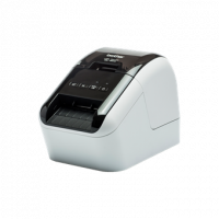 Принтер-этикеток BROTHER QL-800 для печати наклеек,черный-серебристый  (QL800R1)