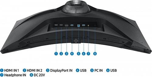Монитор Samsung 32 LS32BG752NIX черный (LS32BG752NIXCI)