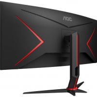 Монитор AOC CU34G2/BK 27 Gaming CU34G2 Curved 1500R 3440x1440@100Hz VA LED 21:9 1ms 2*HDMI DP 4*USB3.0 80M:1 178/178 300cd HAS Tilt Swivel Black-Red