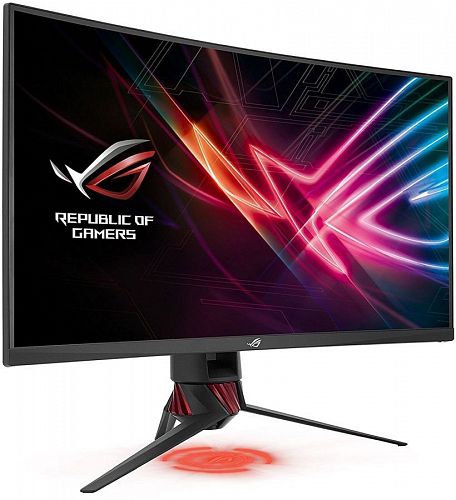 Монитор ASUS 90LM03S0-B01170 31.5 ASUS ROG Strix XG32VQ Black Сurved (VA, LED, Wide, 2560х1440, 144Hz, 4ms, 178°/178°, 300 cd/m, 3000:1, +DP, +НDMI, +USB, )
