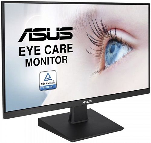 Монитор ASUS VA24EHE ASUS 23.8 VA24EHE IPS LED, 1920x1080, 5ms, 250cd/m2, 178°/178°, 100Mln:1, D-Sub, DVI, HDMI, 75Hz, Tilt, Adaptive-Sync, Blue Light Filter & Flicker free, Frameless, VESA, Black