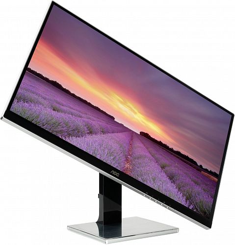 Монитор AOC U2777PQU 27 AOC U2777PQU Black-Silver с поворотом экрана (IPS, LED, 3840x2160, 4 ms, 178°/178°, 350 cd/m, 80M:1, +DVI, +HDMI, +MHL, +DisplayPort, +4xUSB, +MM)