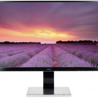 Монитор AOC U2777PQU 27 AOC U2777PQU Black-Silver с поворотом экрана (IPS, LED, 3840x2160, 4 ms, 178°/178°, 350 cd/m, 80M:1, +DVI, +HDMI, +MHL, +DisplayPort, +4xUSB, +MM)