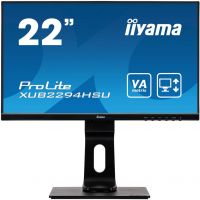 Монитор IIYAMA 21.5 ProLite XUB2294HSU-B1 черный VA LED 4ms 16:9 HDMI M/M матовая HAS Pivot 1000:1 250cd 178гр/178гр 1920x1080 D-Sub DisplayPort FHD USB 4.7кг