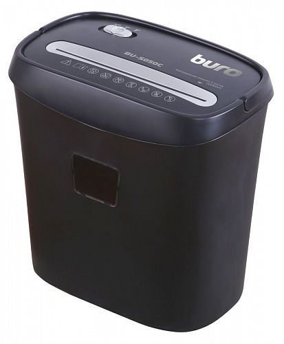 Уничтожитель бумаг BURO Home BU-S050C,  P-3,  5х35 мм [os050c]
