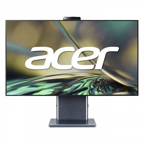 Моноблок Acer Aspire S27-1755 27 WQHD i7 1260P (2.1) 16Gb SSD512Gb Iris Xe CR Windows 11 Home GbitEth WiFi BT 135W клавиатура мышь Cam серый 2560x1440