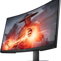 Монитор DELL 3220-0162 31.5 DELL S3220DGF Black (VA, изогнутый, 2560x1440, 165Hz, HDR, 4 ms, 178°/178°, 400 cd/m, 3000:1, +2xHDMI 2.0, +DisplayPort 1.4, +5xUSB 3.0, +регулировка по высоте, FreeSync)