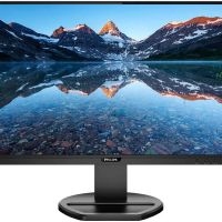 Монитор Philips 243B9/00 23,8 243B9/00 Black с поворотом экрана (IPS, 1920x1080, 75Hz, 4 ms, 178°/178°, 250 cd/m, 50M:1, +HDMI 1.4, +DisplayPort 1.2, +5xUSB 3.2, +USB-Type C 3.2, +MM)