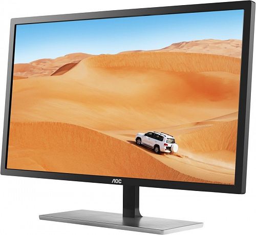 Монитор AOC Q3279VWFD8 32 AOC Q3279VWFD8 Black-Silver (IPS, LED, 2560x1440, 5 ms, 178°/178°, 250 cd/m, 20M:1, +DVI, +HDMI 1.4, +DisplayPort 1.2)