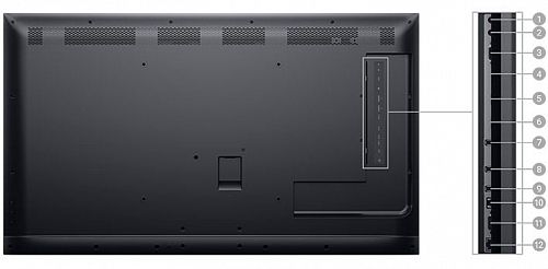 Монитор 55 Dell C5519Q (3840x2160, 8 мс, 350 кд/м2, 4000:1, 178°/178°) IPS, HDMIx2/VGA/2x10W Spk/3xUSB 3.0/RC, Black (5519-2521)