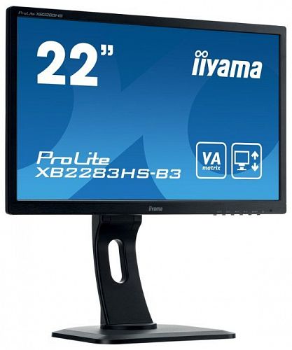 Монитор ЖК IIYAMA ProLite XB2283HS-B3 21.5, черный