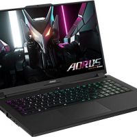 Ноутбук Gigabyte Aorus 7 Core i5 12500H 16Gb SSD512Gb NVIDIA GeForce RTX4050 6Gb 17.3 IPS FHD (1920x1080) Free DOS black WiFi BT Cam (9MF-E2KZ513SD)