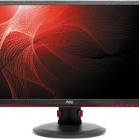 Монитор AOC G2460PF 24 AOC G2460PF Black с поворотом экрана (61 cm, LED, 144Hz, 1920x1080, 1 ms, 170°/160°, 350 cd/m, 80M:1, +DVI, +HDMI, +DisplayPort, 4xUSB-Port, AMD FreeSync™)