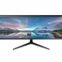 Монитор SAMSUNG S34J550WQI 34, черный [ls34j550wqixci]